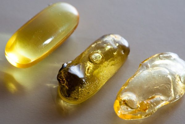 rancid fish oil capsules - this picture is used in an article about omega 3 supplements oxidation issues
