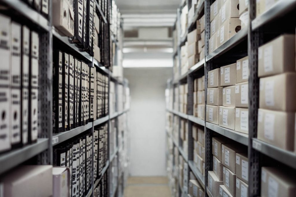 Archive, Boxes, Shelf image - seasonal mapping