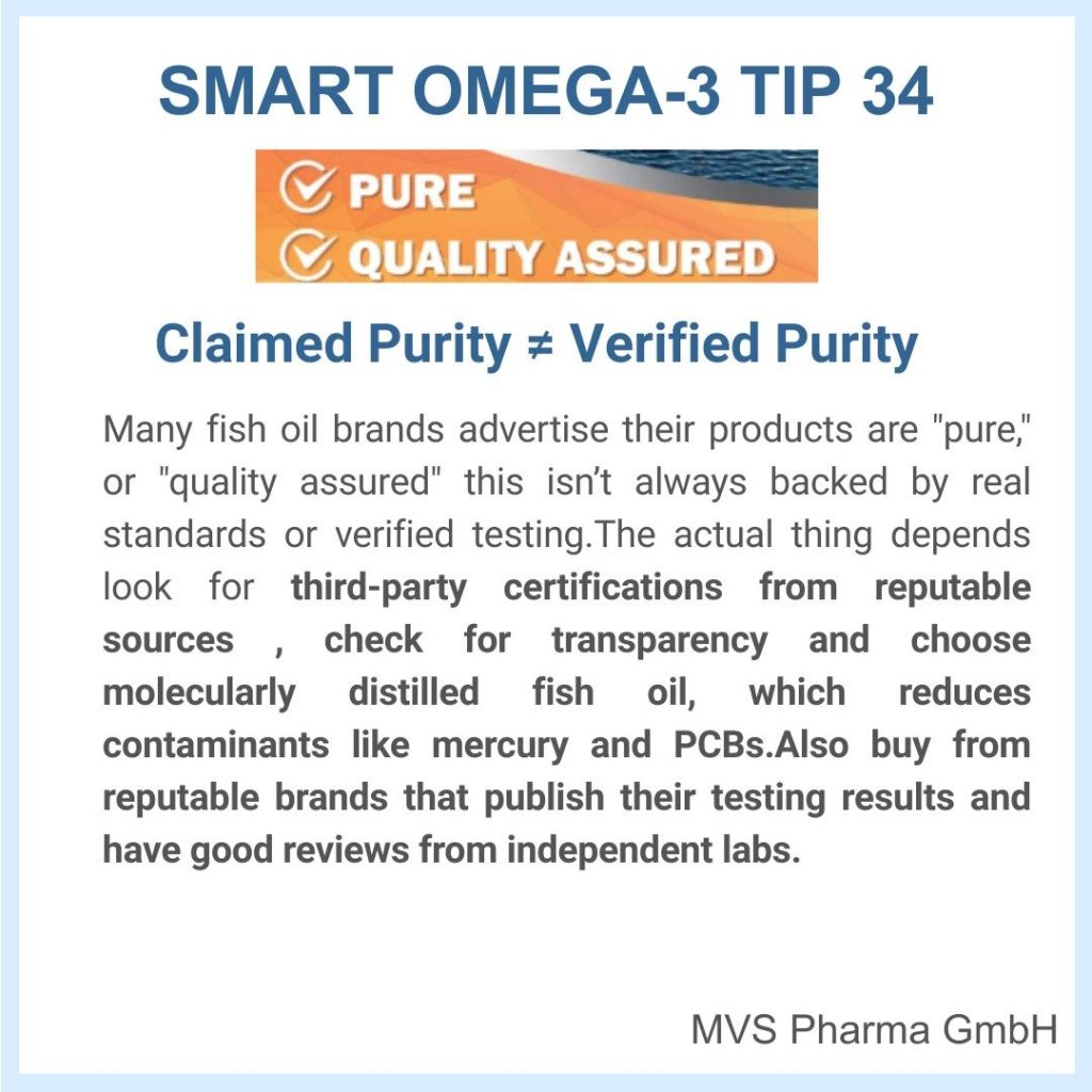 SMART MVS OMEGA-3 TIPS: for misleading marketing of fish oil supplements