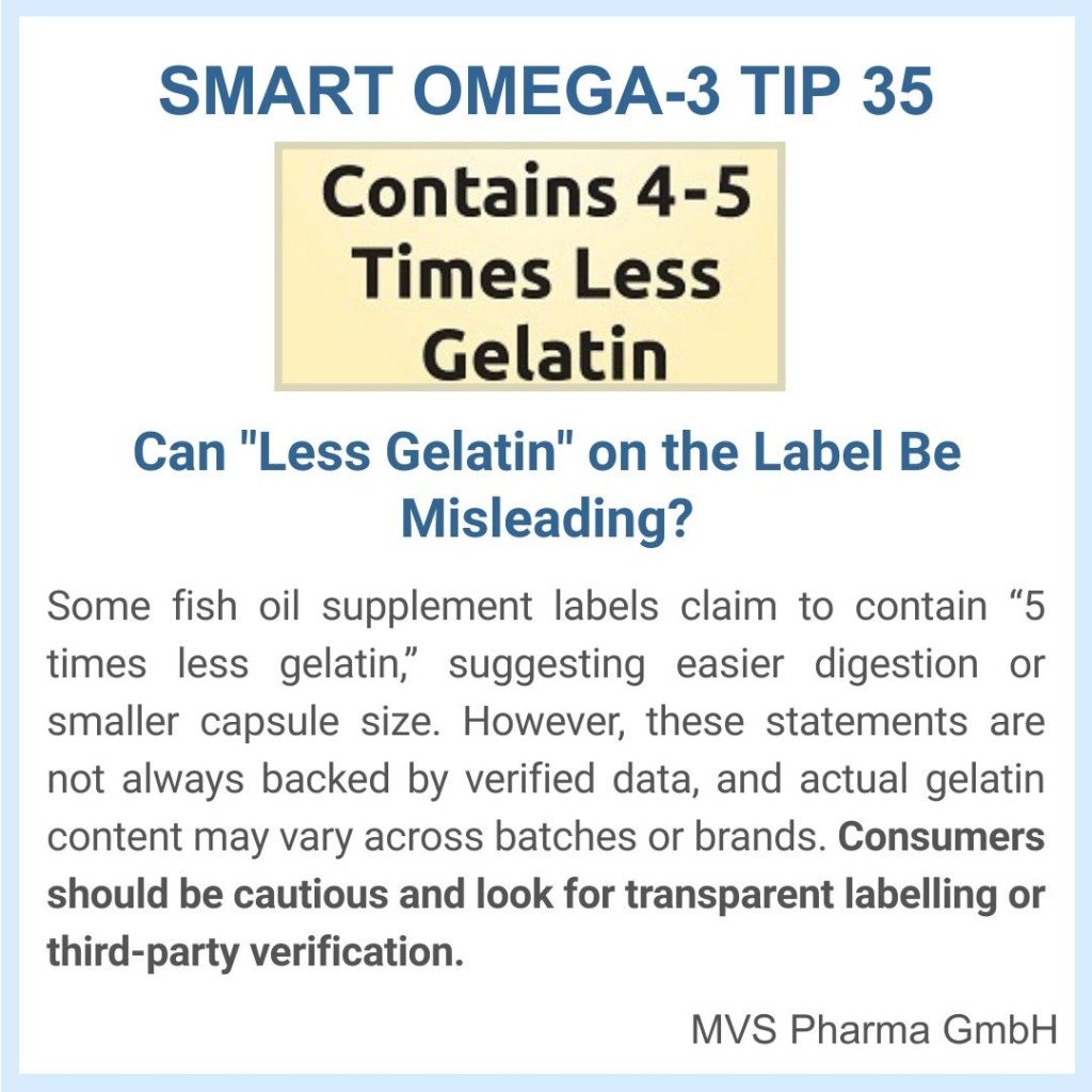 SMART MVS OMEGA-3 TIPS: for misleading marketing of fish oil supplements