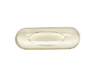 MVS Omega-3 single capsule on transparent background